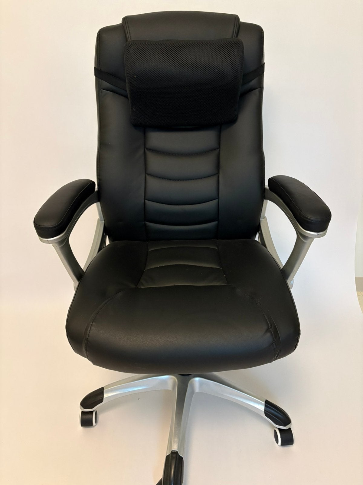 Fauteuil de bureau noir Songmics, Enlèvement, Utilisé, Chaise de bureau, Ergonomique