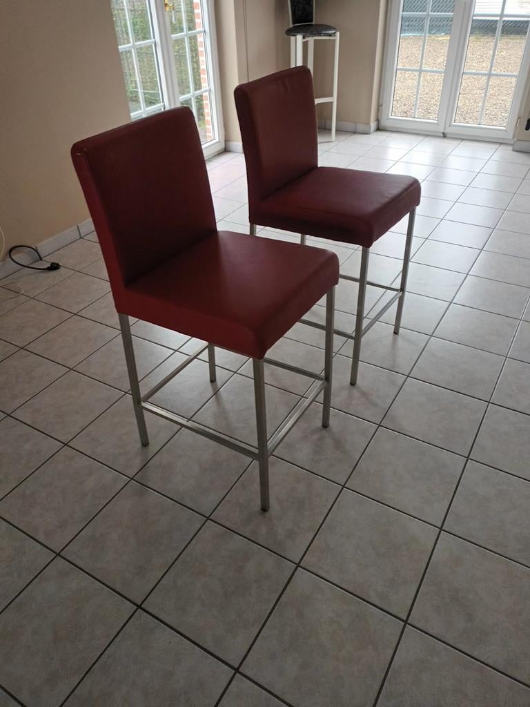 Barkruk in RVS, Ophalen
