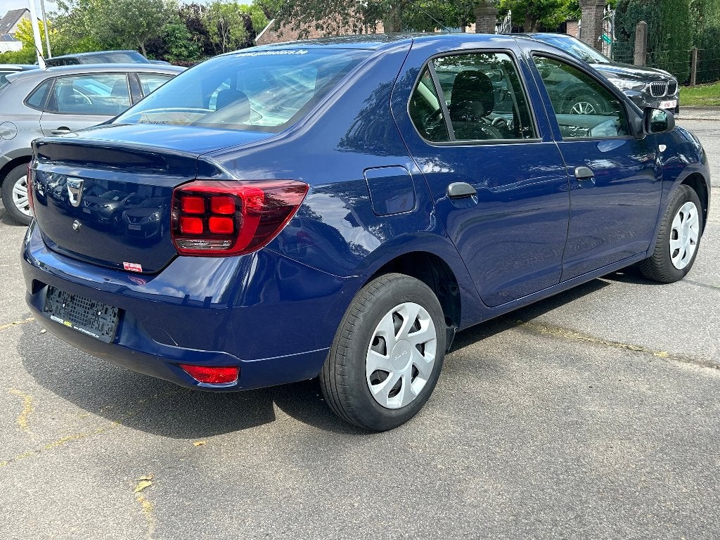 Dacia Logan 1.0i, 2019, 150.260km, CV, Keuring + Garantie, Auto's, Dacia, Voorwielaandrijving, Stof, Euro 6, Blauw