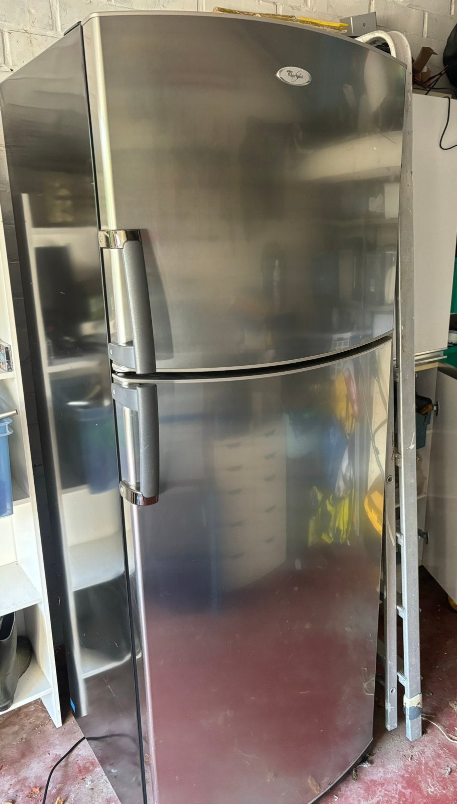 Whirlpool koelkast met vriesvak, GRATIS, Elektronische apparatuur, Koelkasten en IJskasten, Ophalen, Gebruikt, Met vriesvak