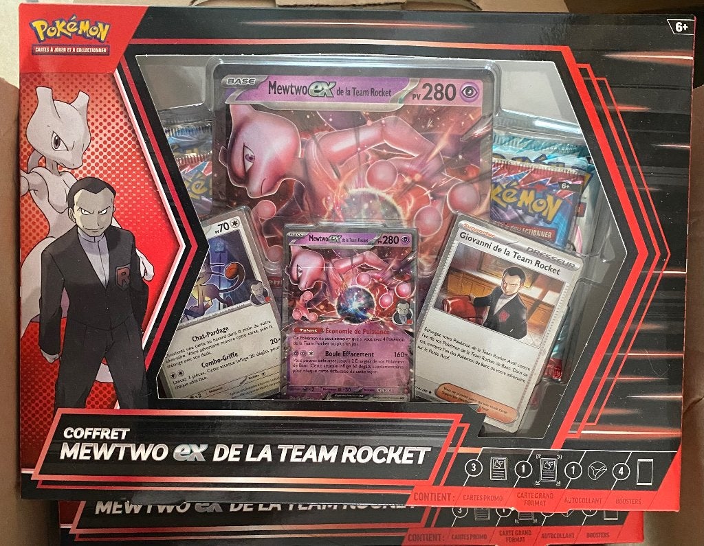 Coffret Team Rocket’s Mewtwo ex - condition neuve!, Enlèvement, Neuf, Booster box