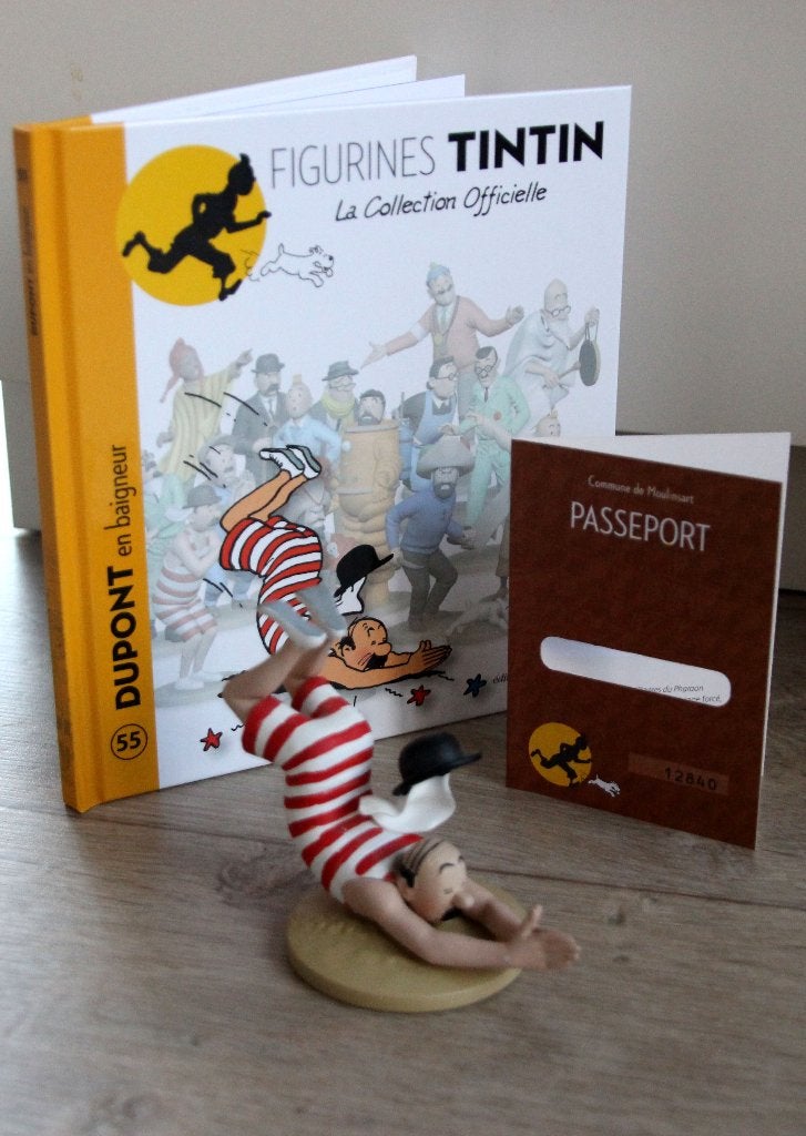Moulinsart figurine n 55 Jansen Tintin Hergé Kuifje, Collections, Envoi, Tintin, Comme neuf