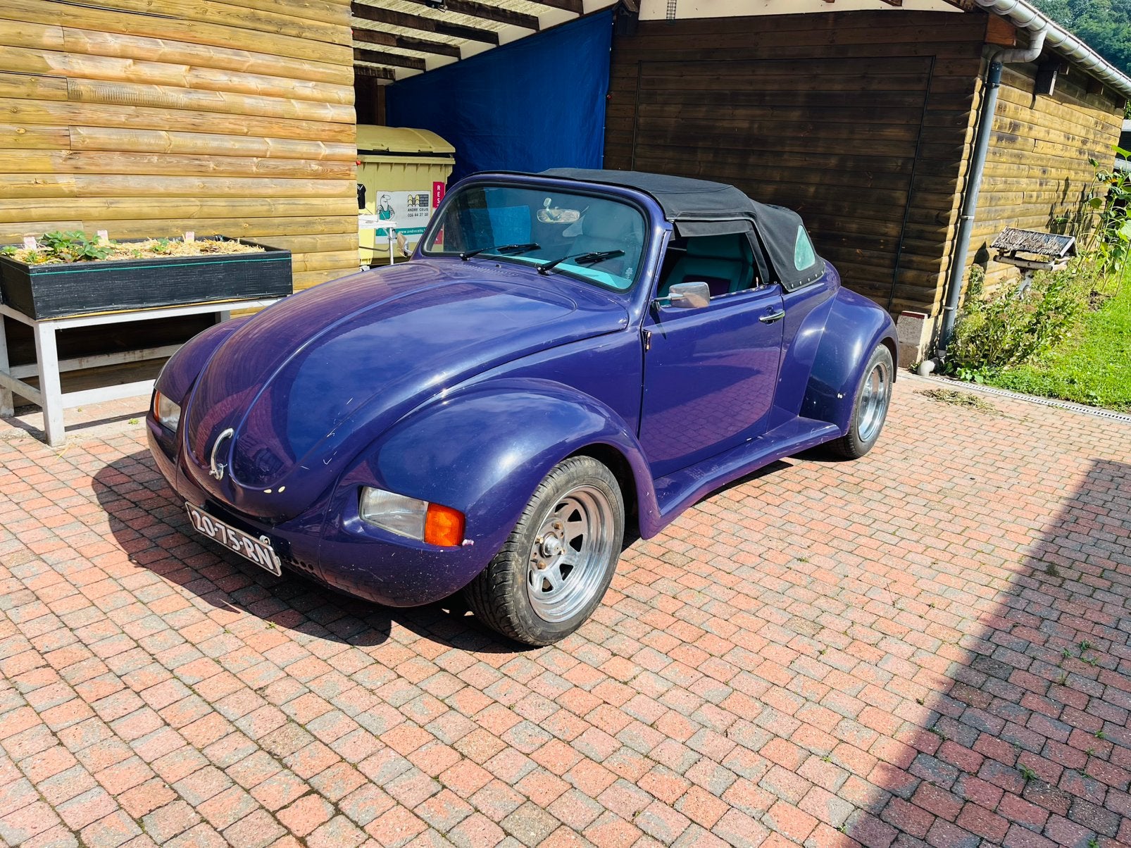 Vw kever dannert speedster met carpass, Achterwielaandrijving, Cabriolet, Handgeschakeld, Particulier