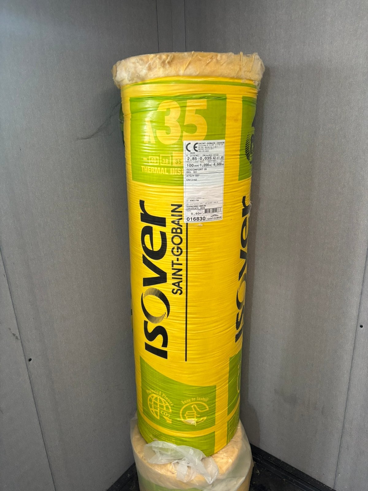 Glaswol Isover (100 mm), Doe-het-zelf en Bouw, Isolatie en Afdichting, Ophalen, Dakisolatie, 5 tot 10 m², Zo goed als nieuw
