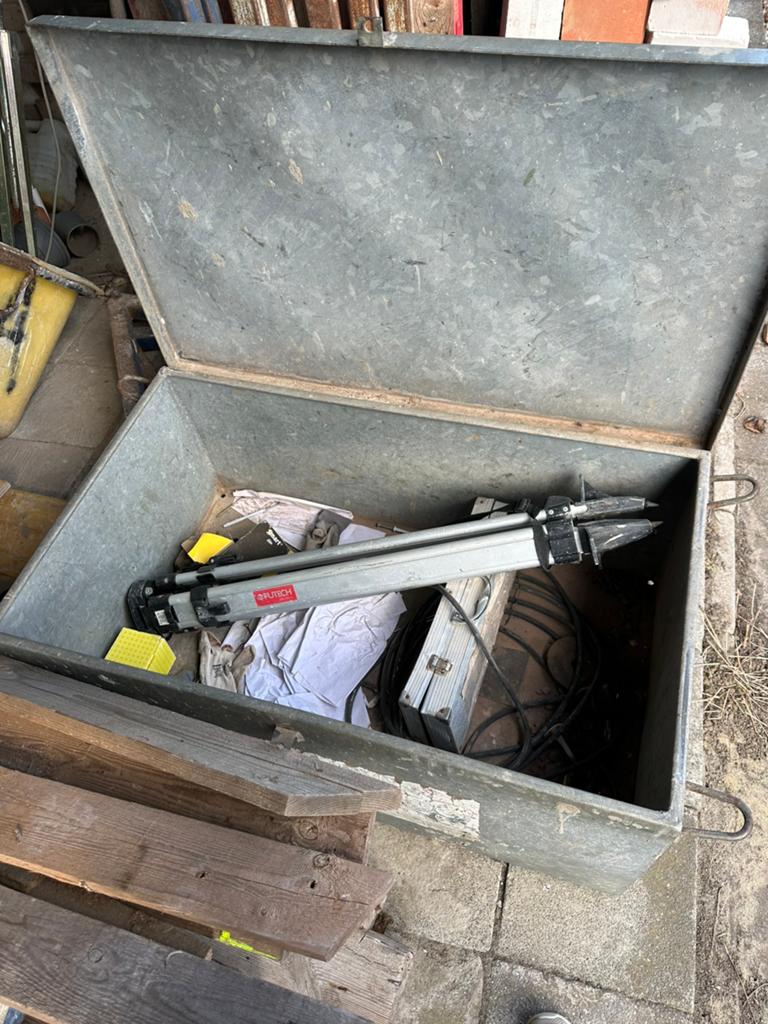 Metalen gereedschapskist BOSCARO, Doe-het-zelf en Bouw, Ophalen, Gebruikt