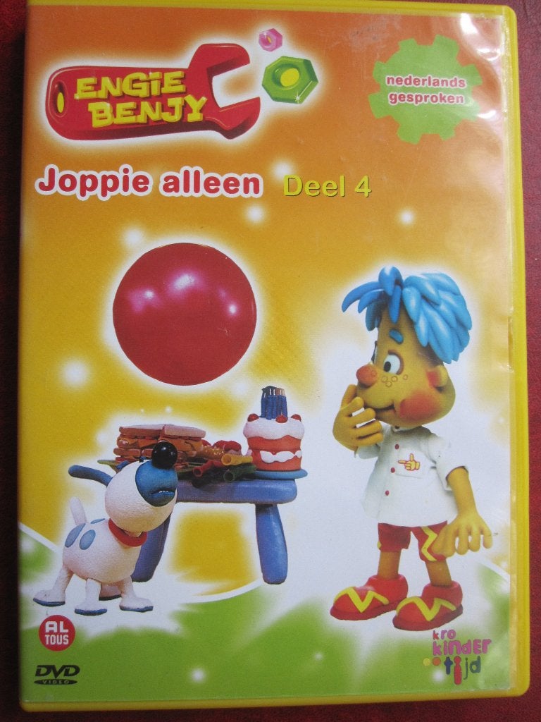 Engie Benjy - Joppie alleen, Animatie, Zo goed als nieuw, Alle leeftijden, Amerikaans