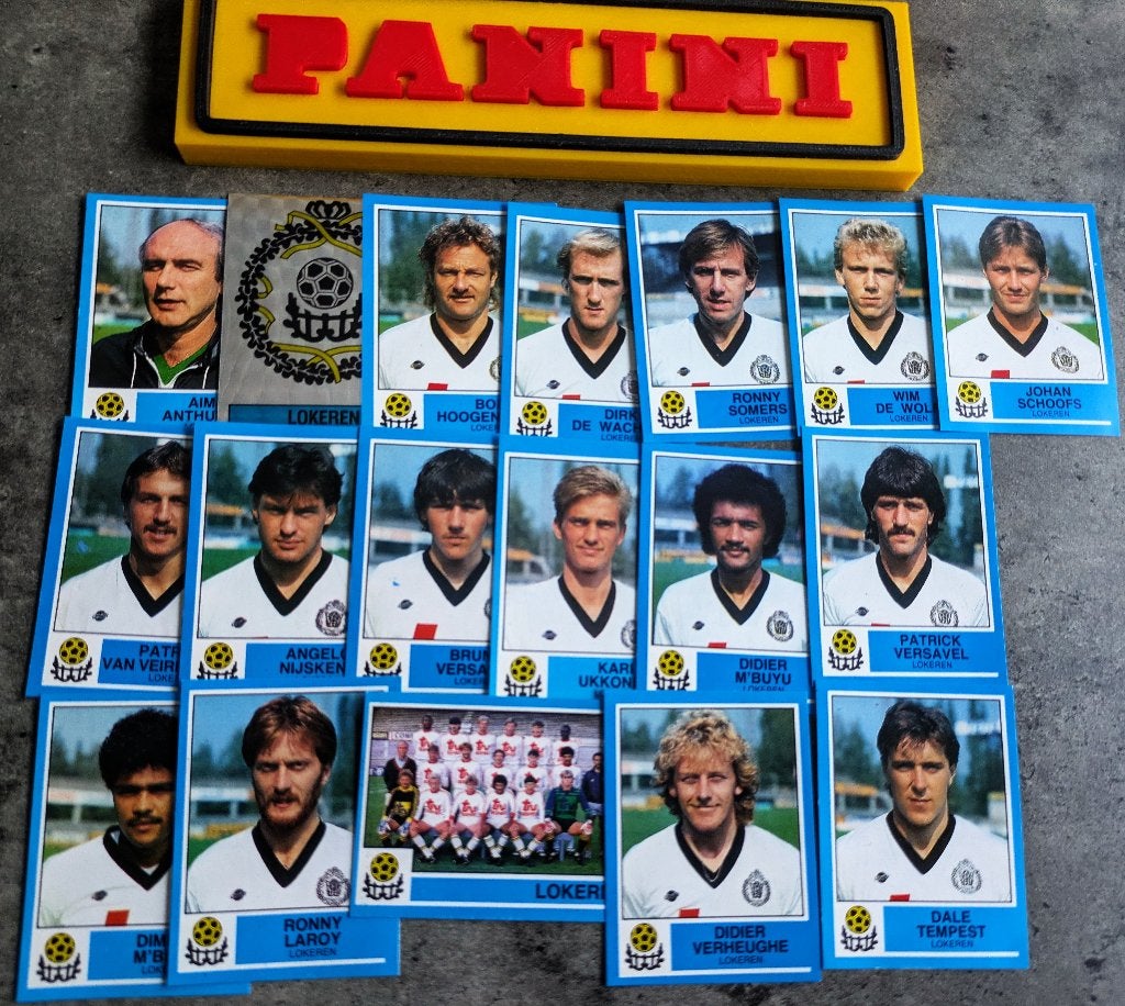 AUTOCOLLANTS PANINI FOOTBALL 87 LOKEREN SK 18 FOOTBALL 1987, Envoi, Neuf