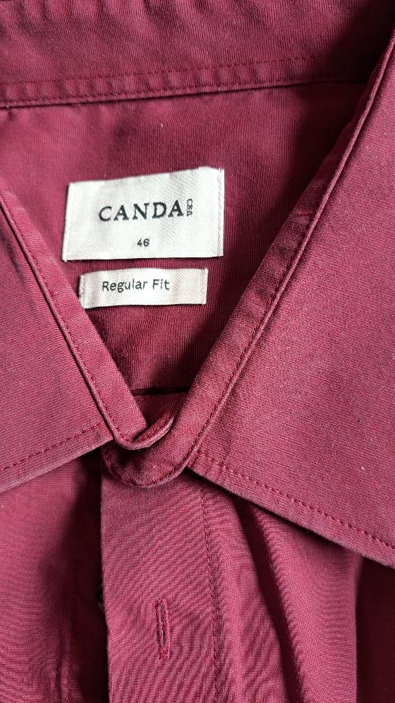 2 herenhemden XXl maat 46, Kleding | Heren, Ophalen of Verzenden, Gedragen, Grijs