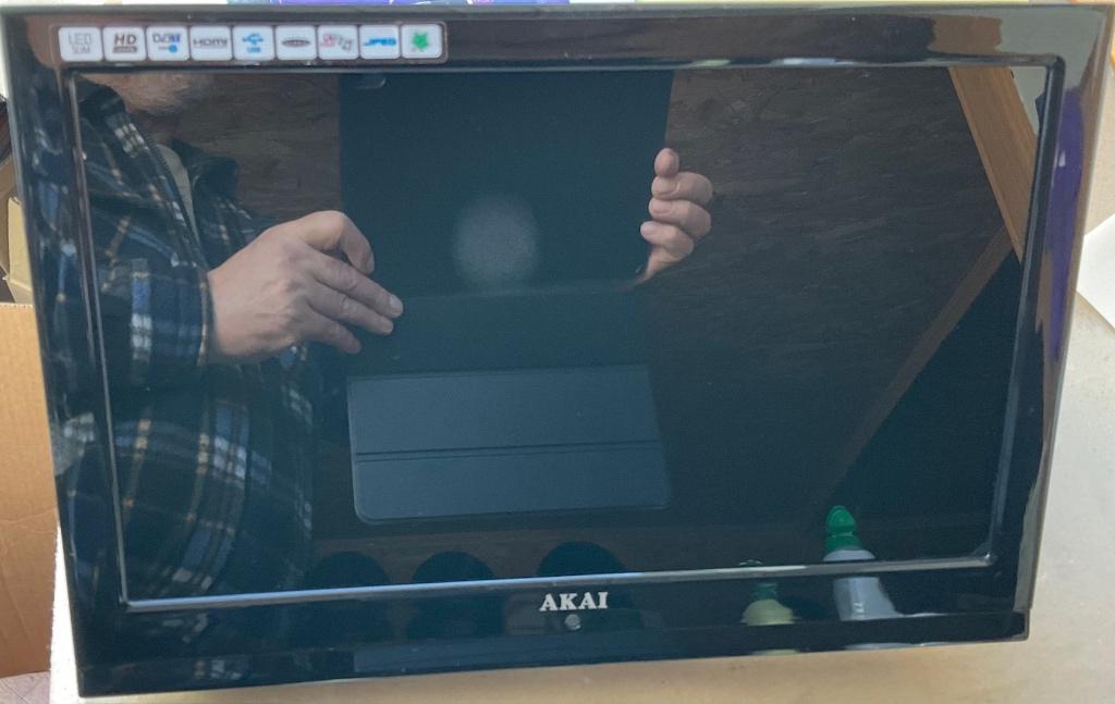 TV - DVD pour camping-car, avec accessoires, Envoi, Utilisé, Lecteur DVD, Autres marques