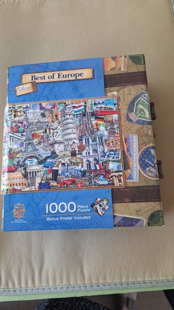 2 puzzels master pieces, Ophalen of Verzenden, 500 t/m 1500 stukjes, Zo goed als nieuw, Legpuzzel