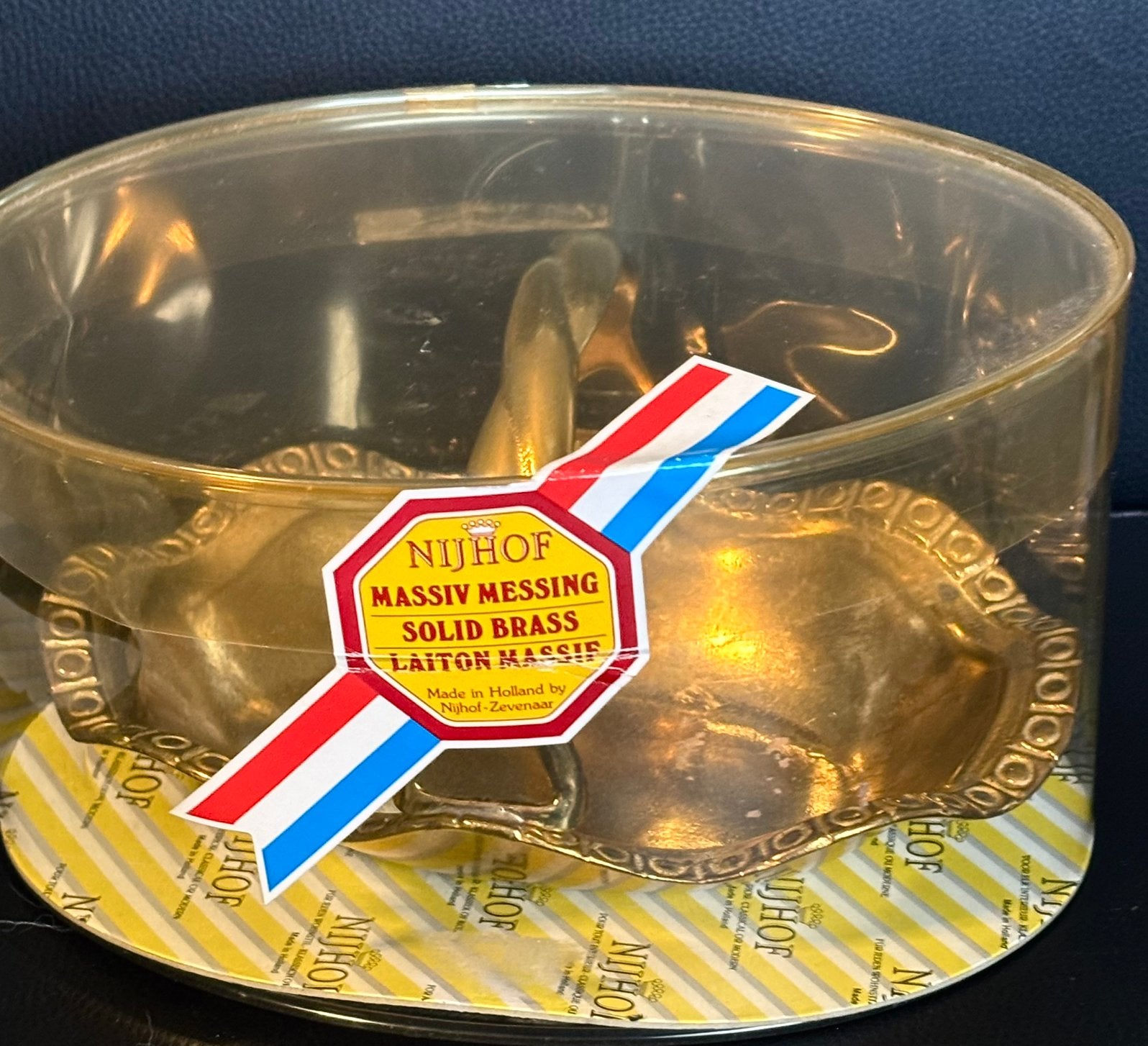 Panier Vintage en Laiton Massif Nijhof-Zevenaar neuf, Enlèvement ou Envoi