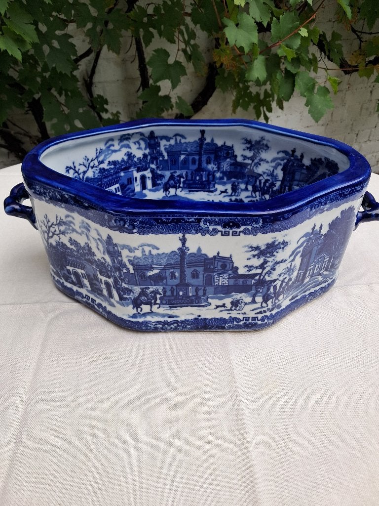 Grande jardinière/milieu de table Victoria Ware Ironstone, Enlèvement