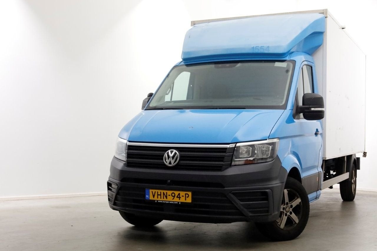 Volkswagen Crafter 35 2.0 TDI E6 Bakwagen met achterdeuren 2, Auto's, ABS, Blauw, Bedrijf, 277 g/km