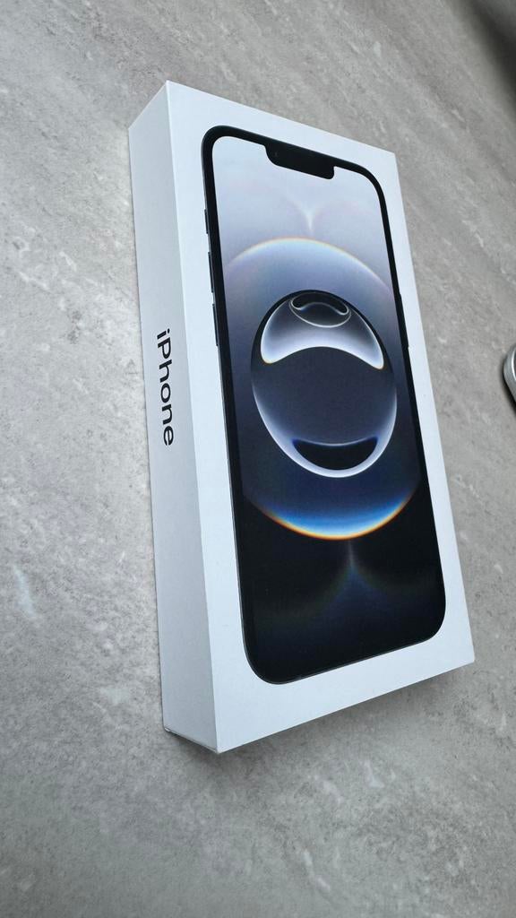 iPhone 16e Noir – 128 Go – Neuf (jamais ouvert), Telecommunicatie, Mobiele telefoons | Apple iPhone, Ophalen, Zo goed als nieuw