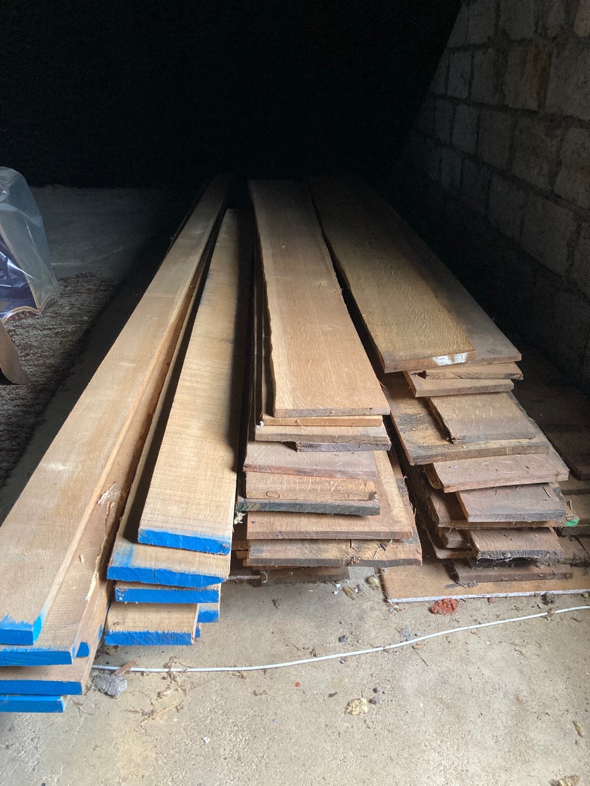 Eiken planken, Doe-het-zelf en Bouw, Ophalen, Zo goed als nieuw, Eiken