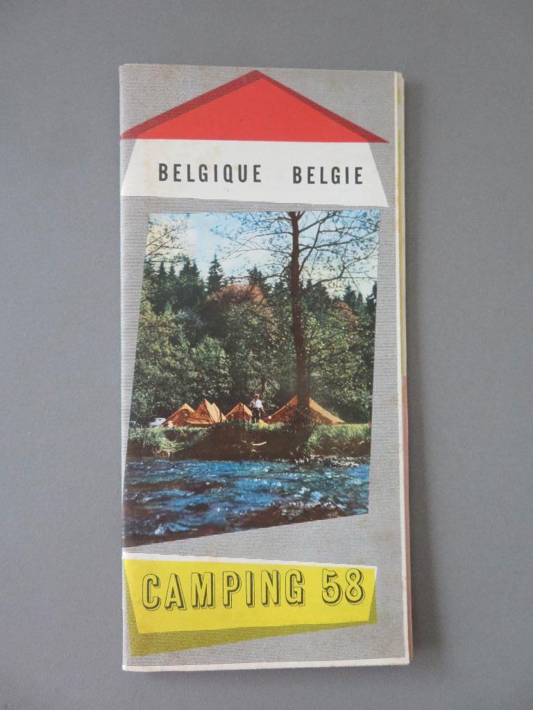 Folder EXPO 58 Camping 58 Campings in Belgie, Ophalen of Verzenden, Overige typen
