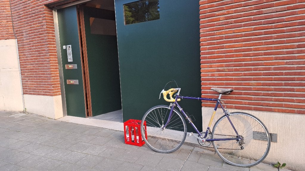 koersfiets, Ophalen