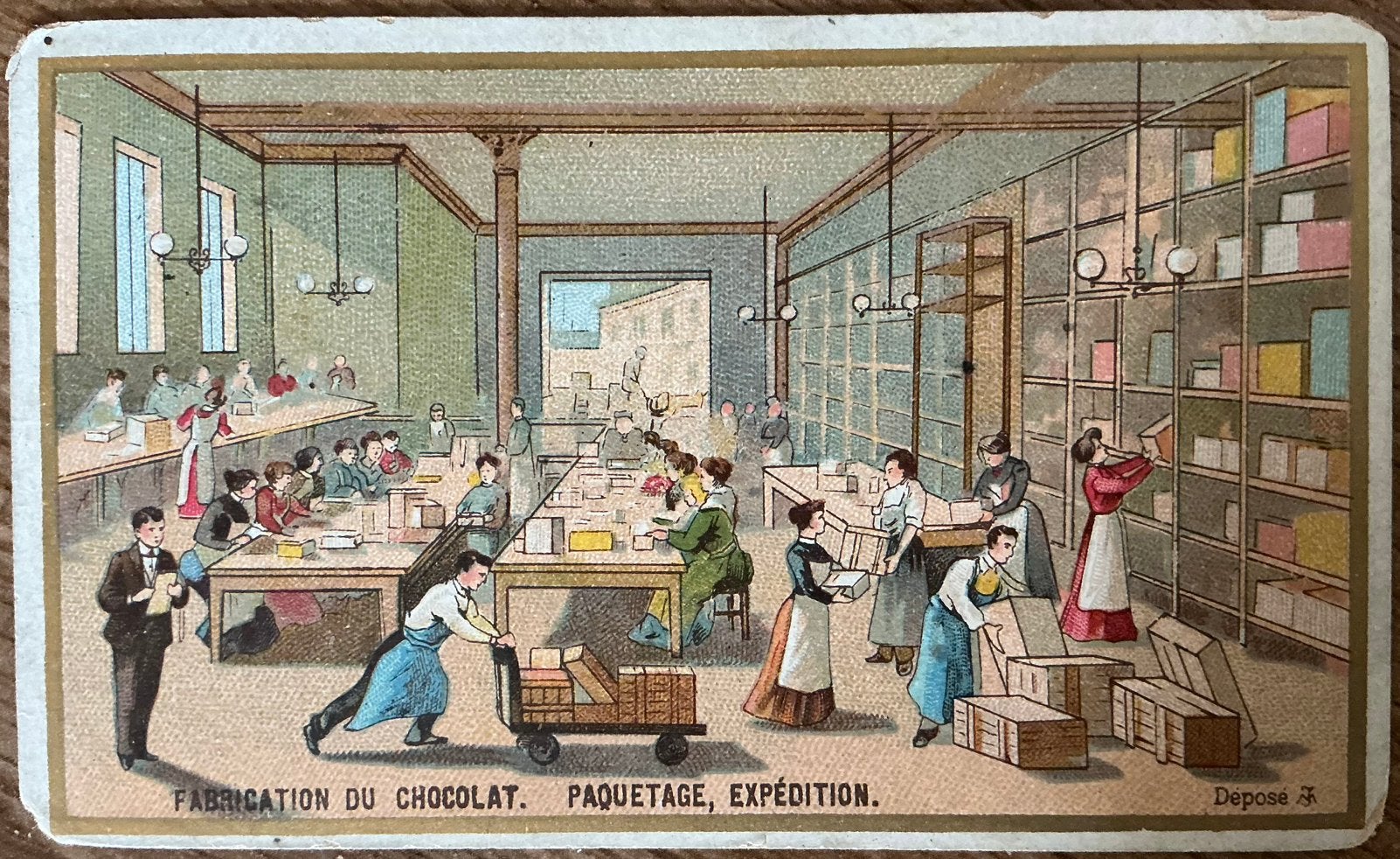 Carte publicitaire ancienne J.FAU/PRUNES D'ENTRETÉ/BORDEAUX, Enlèvement ou Envoi, Utilisé, Autres types