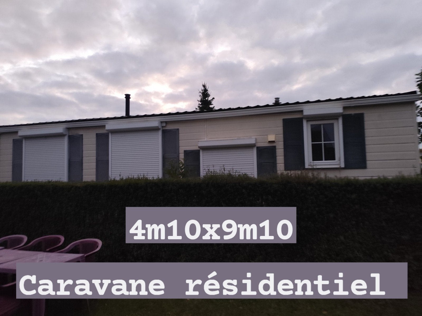 caravane résidentiel a vendre camping clein stand a jabbek