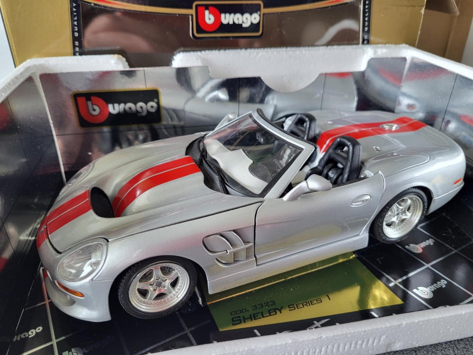 Shelby Series 1., Hobby & Loisirs créatifs, Voitures miniatures | 1:18, Enlèvement ou Envoi, Burago