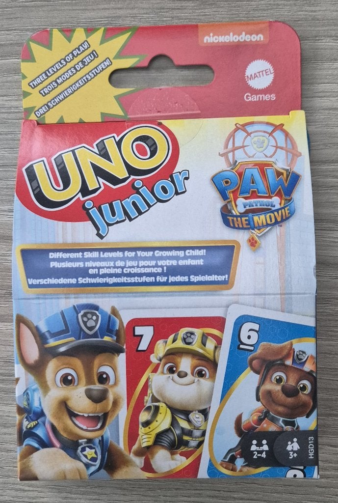 Uno Junior - Paw patrol The Movie (Splinternieuw), Hobby & Loisirs créatifs, Jeux de société | Jeux de cartes, Enlèvement ou Envoi