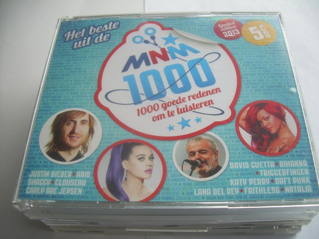 5 CD BOX - MNM - MNM 1000 - 2013, Cd's en Dvd's, Ophalen of Verzenden, Zo goed als nieuw, Dance, Boxset
