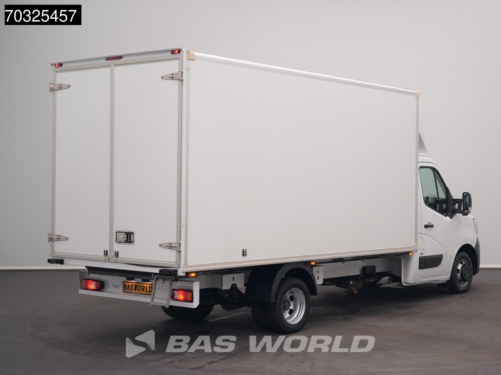 Renault Master 165PK Dubbellucht Bakwagen met Achterdeuren L, Auto's, Bestelwagens en Lichte vracht, Stof, Gebruikt, 4 cilinders