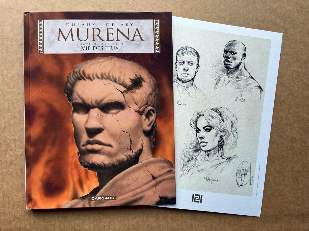Murena T7 + XL + Croquis - Vie des feux - Delaby - EO2009, Envoi