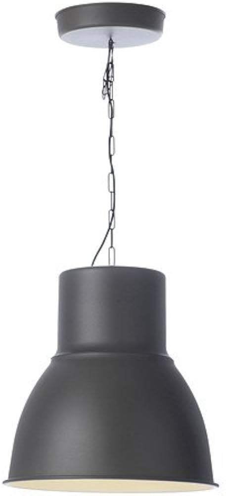 grande lampe suspension gris foncé, Enlèvement, Utilisé, Métal, Industriel
