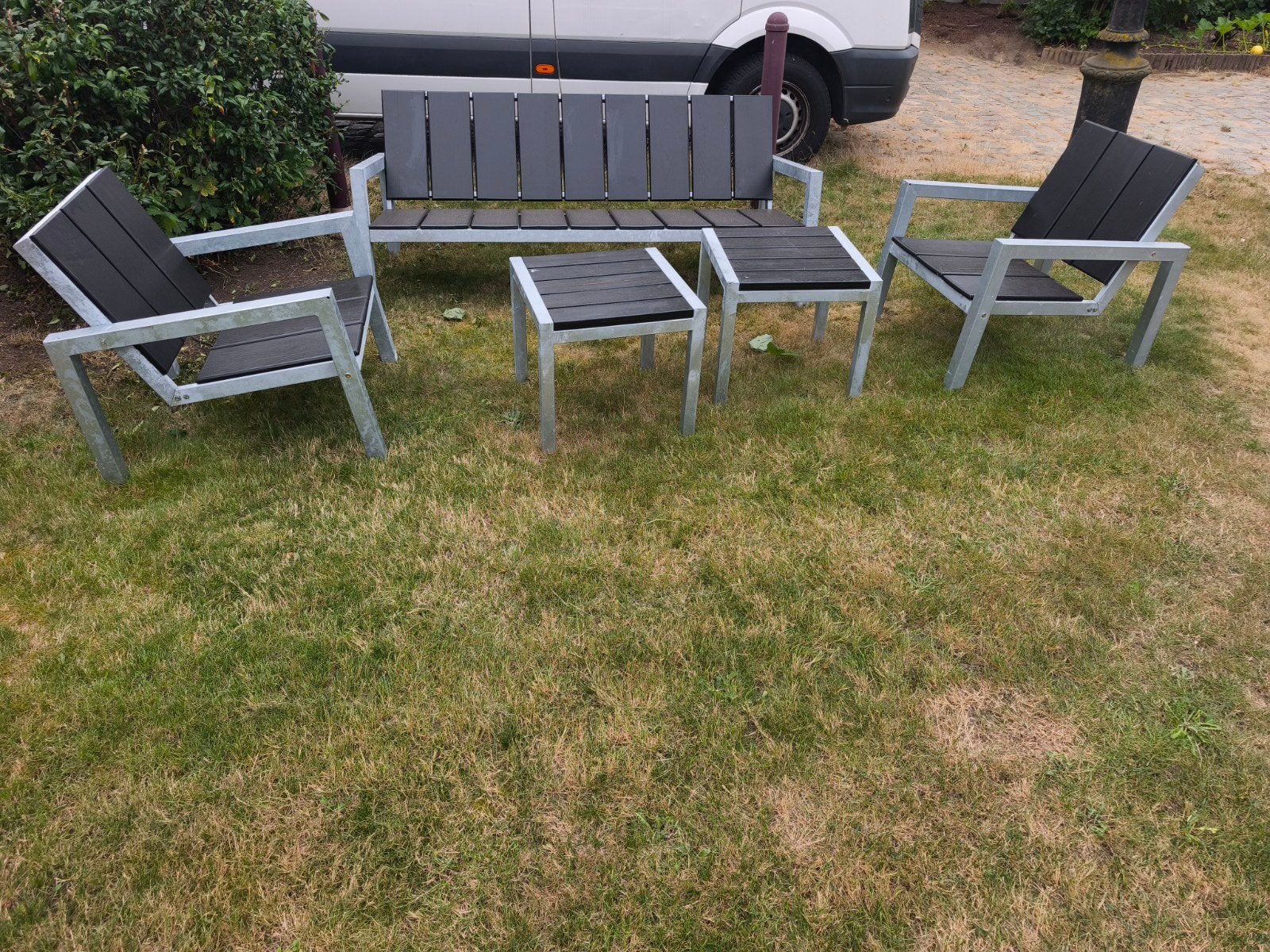 tuinset zeer stevig, Jardin & Terrasse, Ensembles de jardin, Enlèvement, Synthétique, Salons de jardin