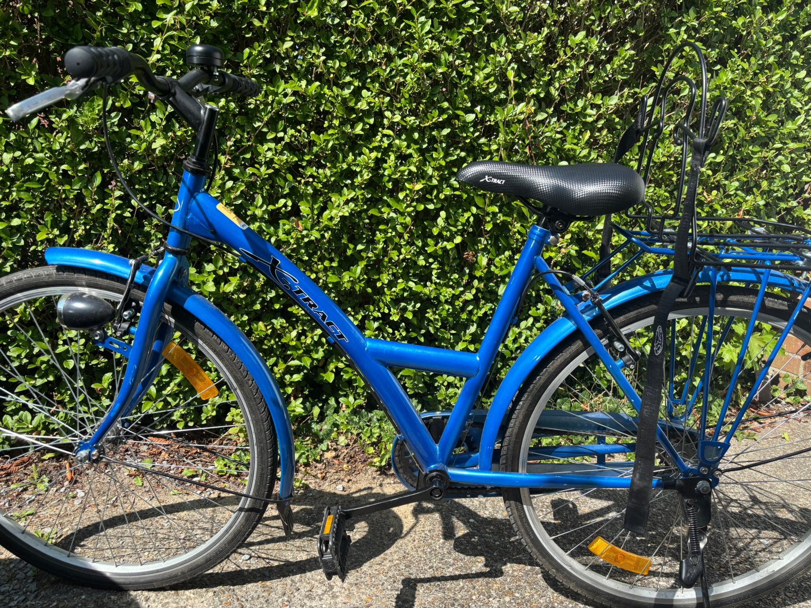 Mooie blauwe X-Tract kinderfiets – 26 inch – Goede staat!, Fietsen en Brommers, Nieuw, Handrem, Schijfrem, Ophalen
