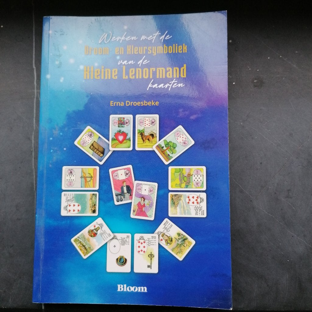 Droom en kleursymboliek kleine lenormand, Boeken, Tarot of Kaarten leggen, Erna droesbeke, Instructieboek, Ophalen
