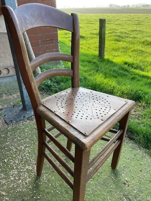 oude stoelen stoel bank zitbank, Ophalen, Gebruikt, Hout