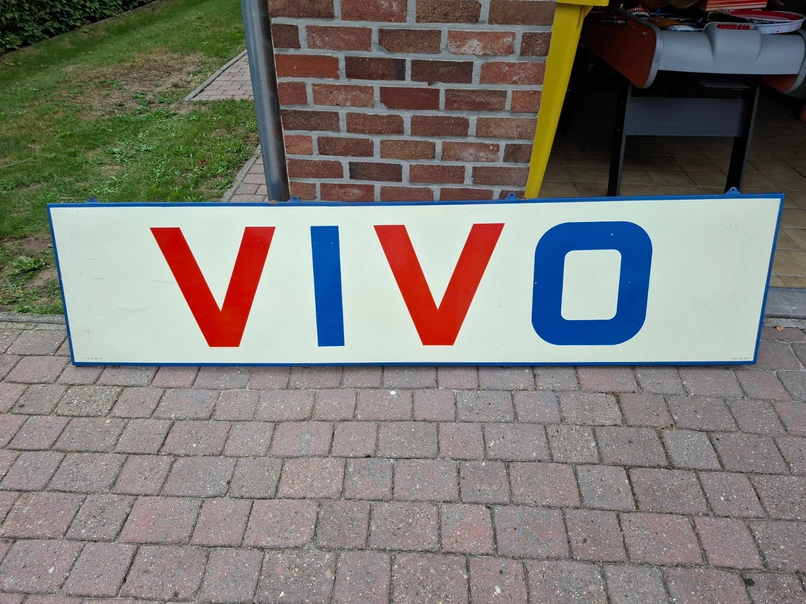 emaille bord vivo, Antiek en Kunst, Ophalen