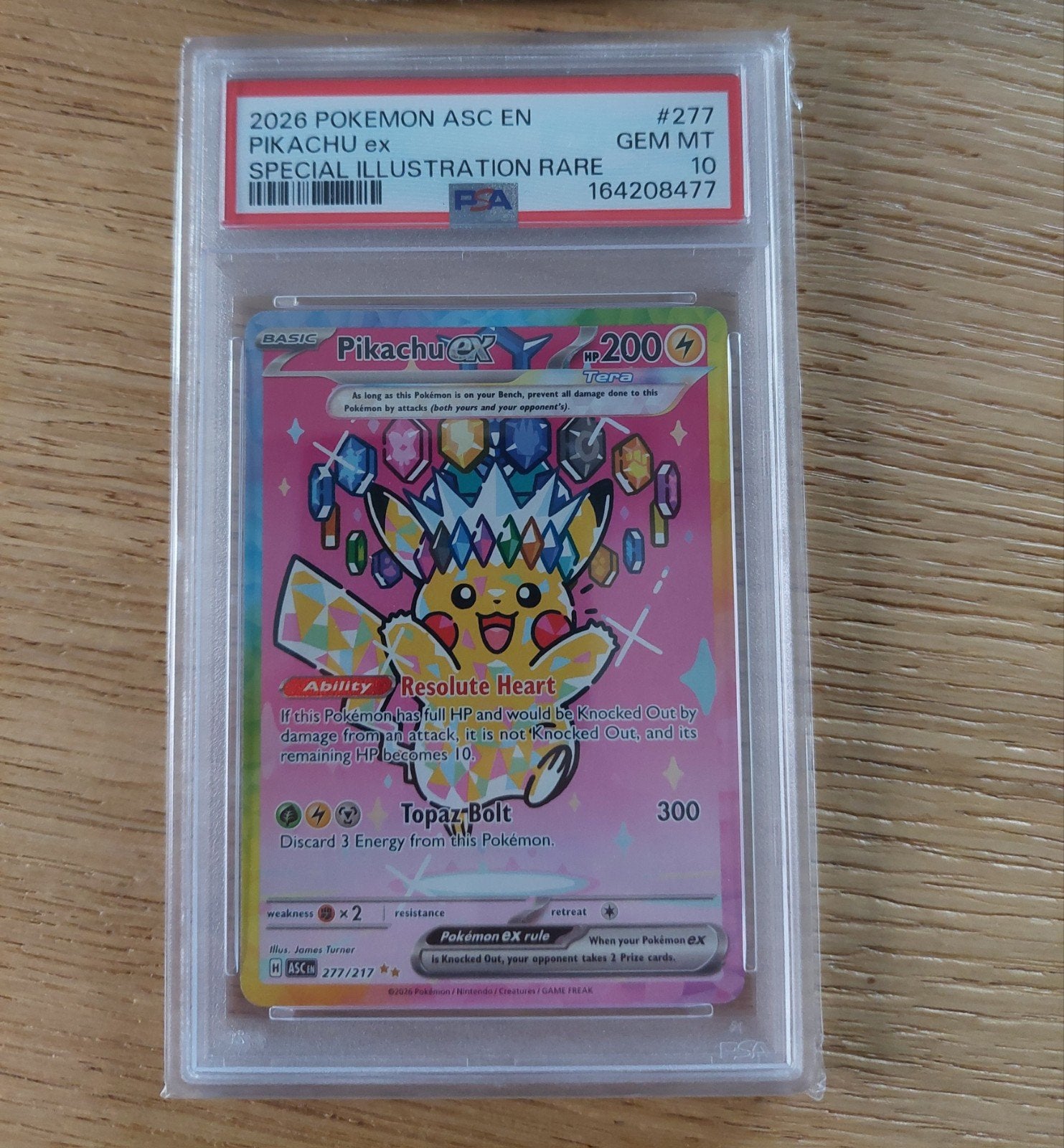 Pikachu Ex PSA 10, Enlèvement ou Envoi