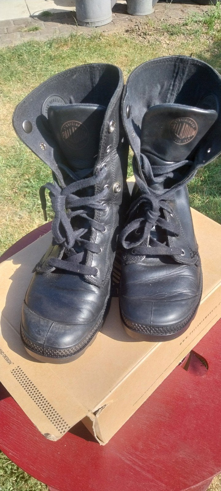 Palladium cuir noir 42, Kleding | Heren, Schoenen, Ophalen, Zwart, Gespschoenen, Palladium