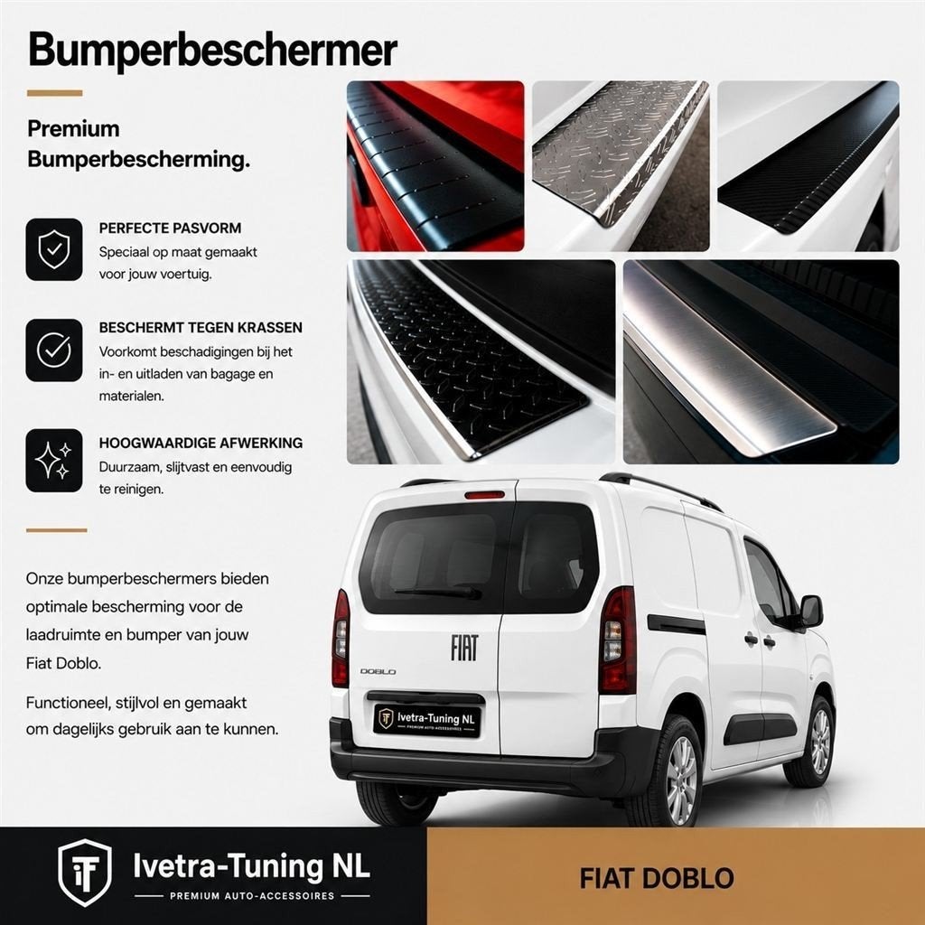 Bumperbeschermer Fiat Doblo [2010–2022], Envoi