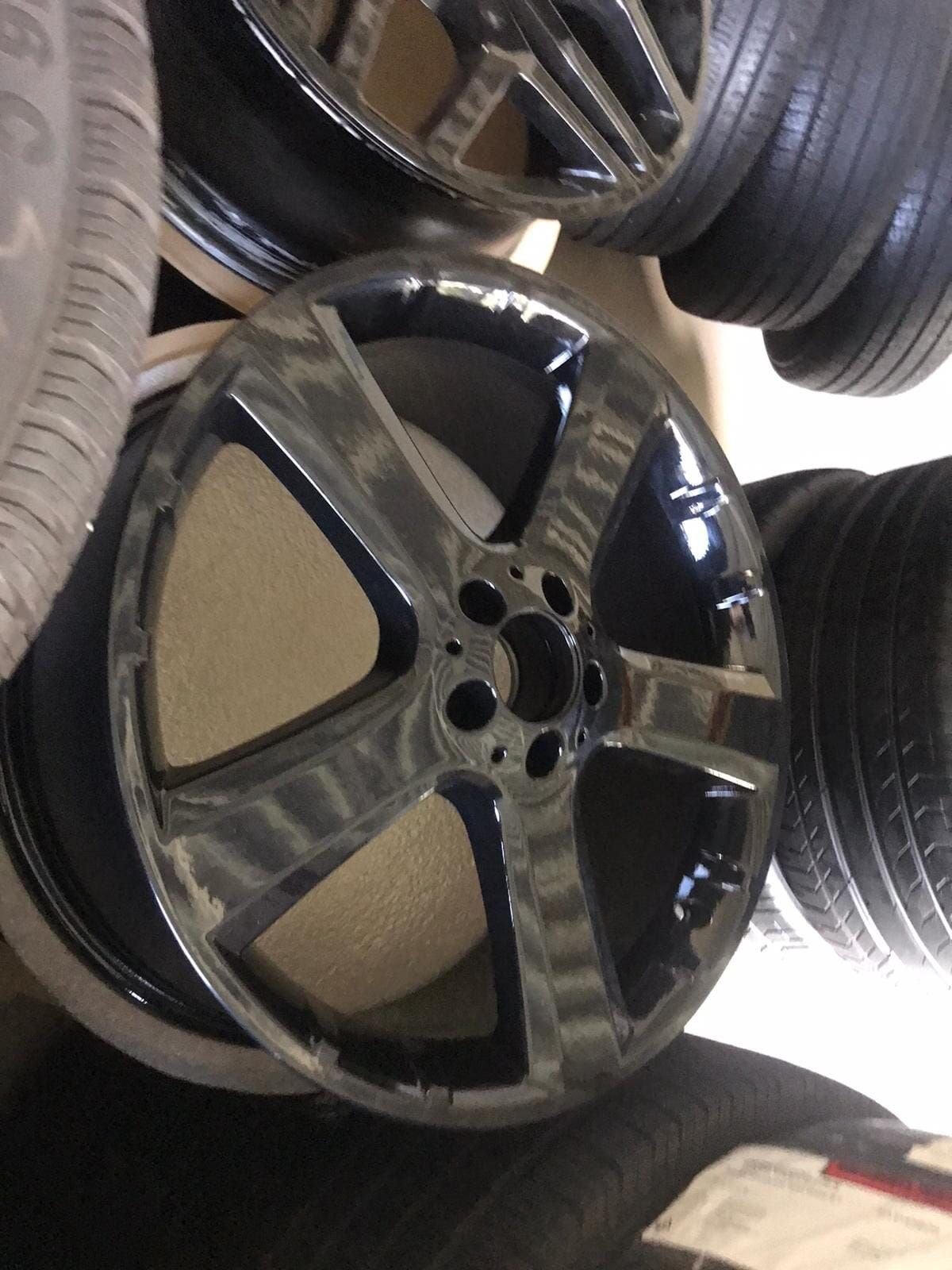originele 20inch Mercedes GL velgen zonder banden, zwart , p, Auto-onderdelen, Banden en Velgen, Ophalen, Gebruikt, -, 275 mm