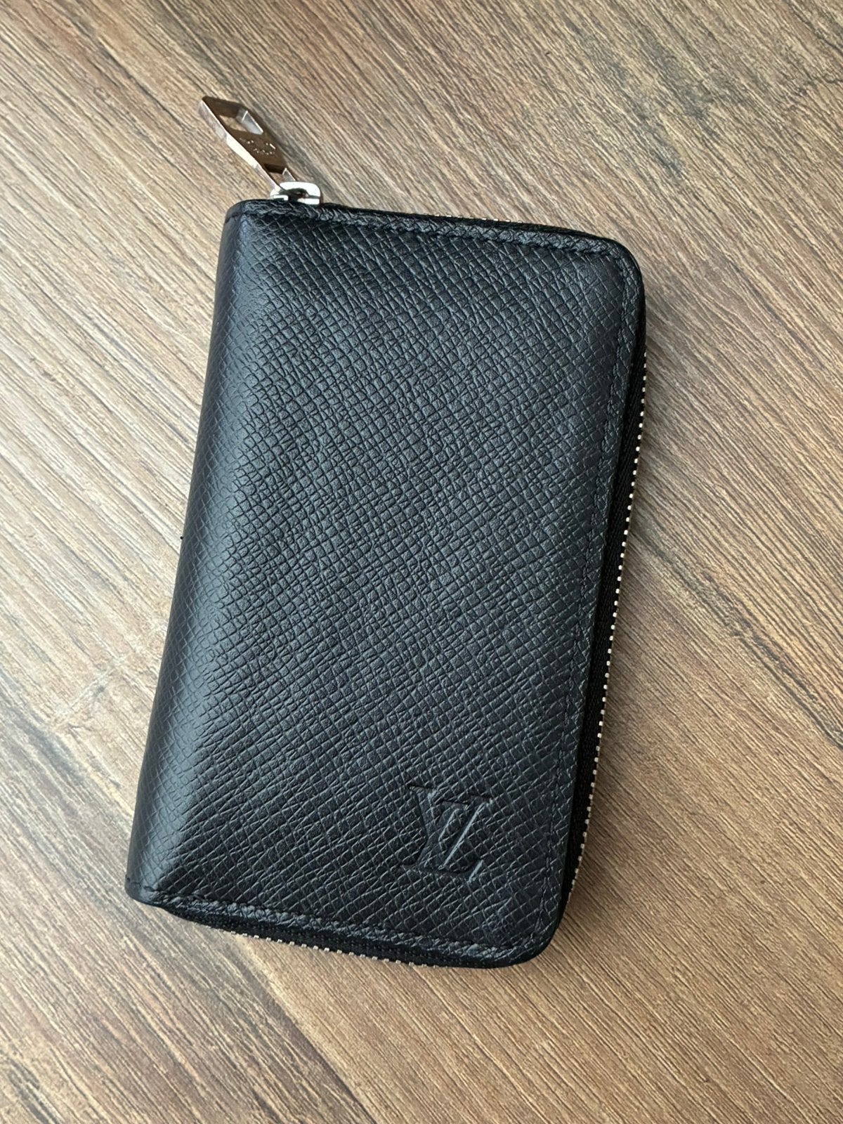 Louis Vuitton Zippy portemonnee met muntstuk, verticaal, Ophalen, Zo goed als nieuw, Zwart, Leder