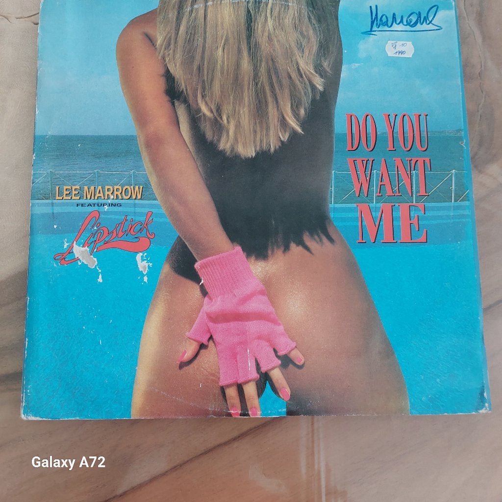 lee marrow feat lipstick do you want me 12 inch maxi, Cd's en Dvd's, Vinyl | Dance en House, Gebruikt, House, Ophalen of Verzenden
