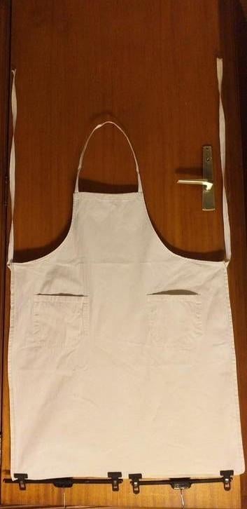 vintage witte schort, Ophalen of Verzenden