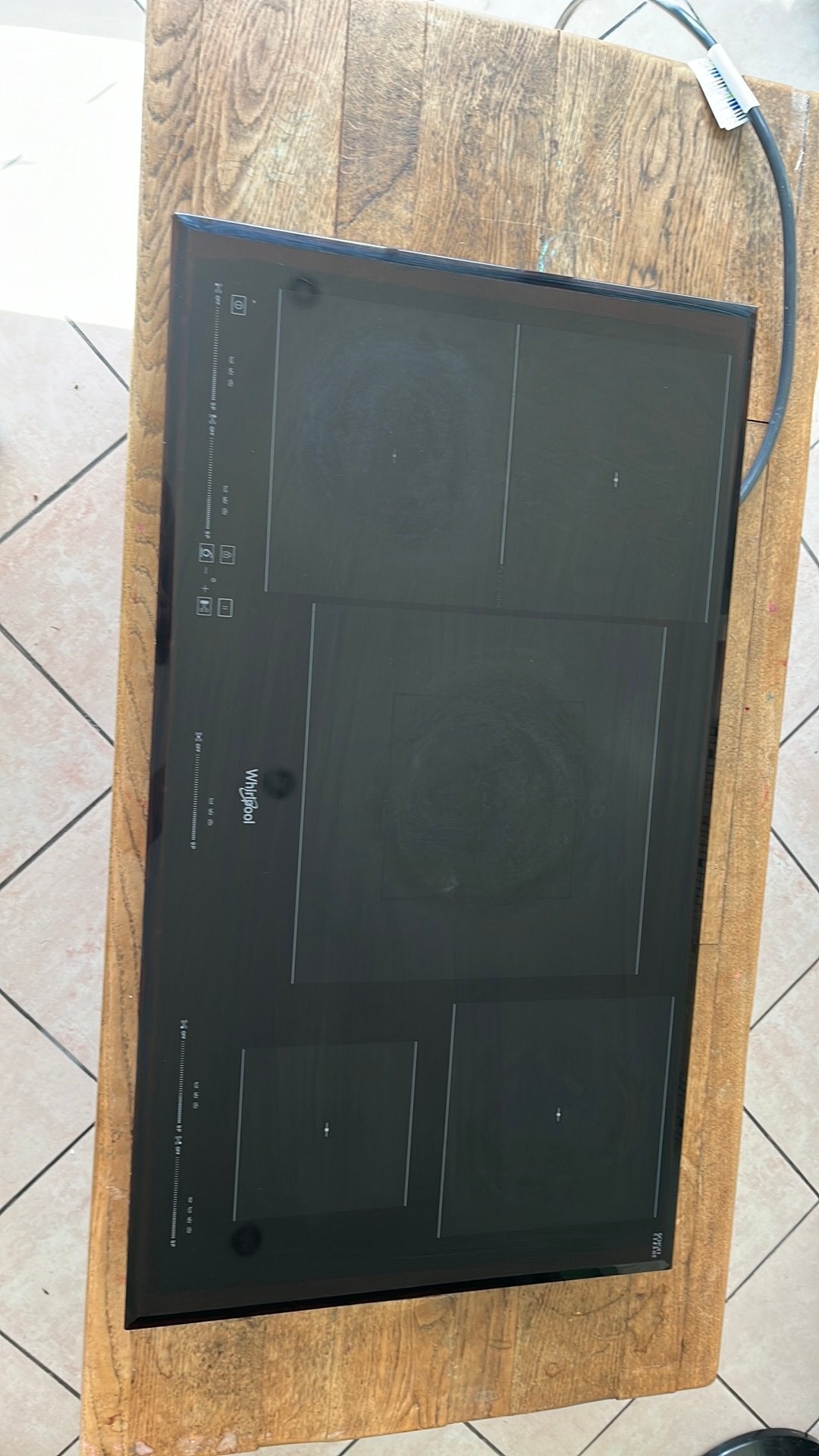Inductiekookplaat 90x51, Elektronische apparatuur, Kookplaten, Ophalen, Gebruikt, Energieklasse A of zuiniger, Inbouw