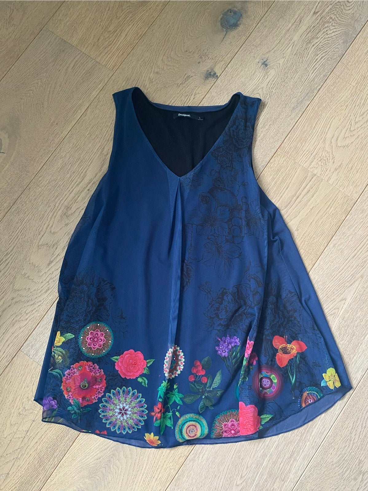 Chemise de Desigual, Enlèvement ou Envoi, Comme neuf, Taille 42/44 (L), Multicolore