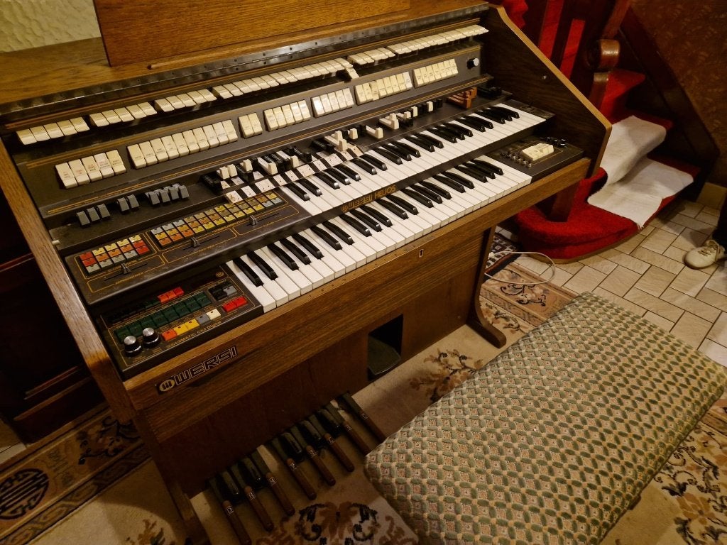 Orgue électronique Wersi Helios, Enlèvement, Comme neuf, 2 claviers, Orgue