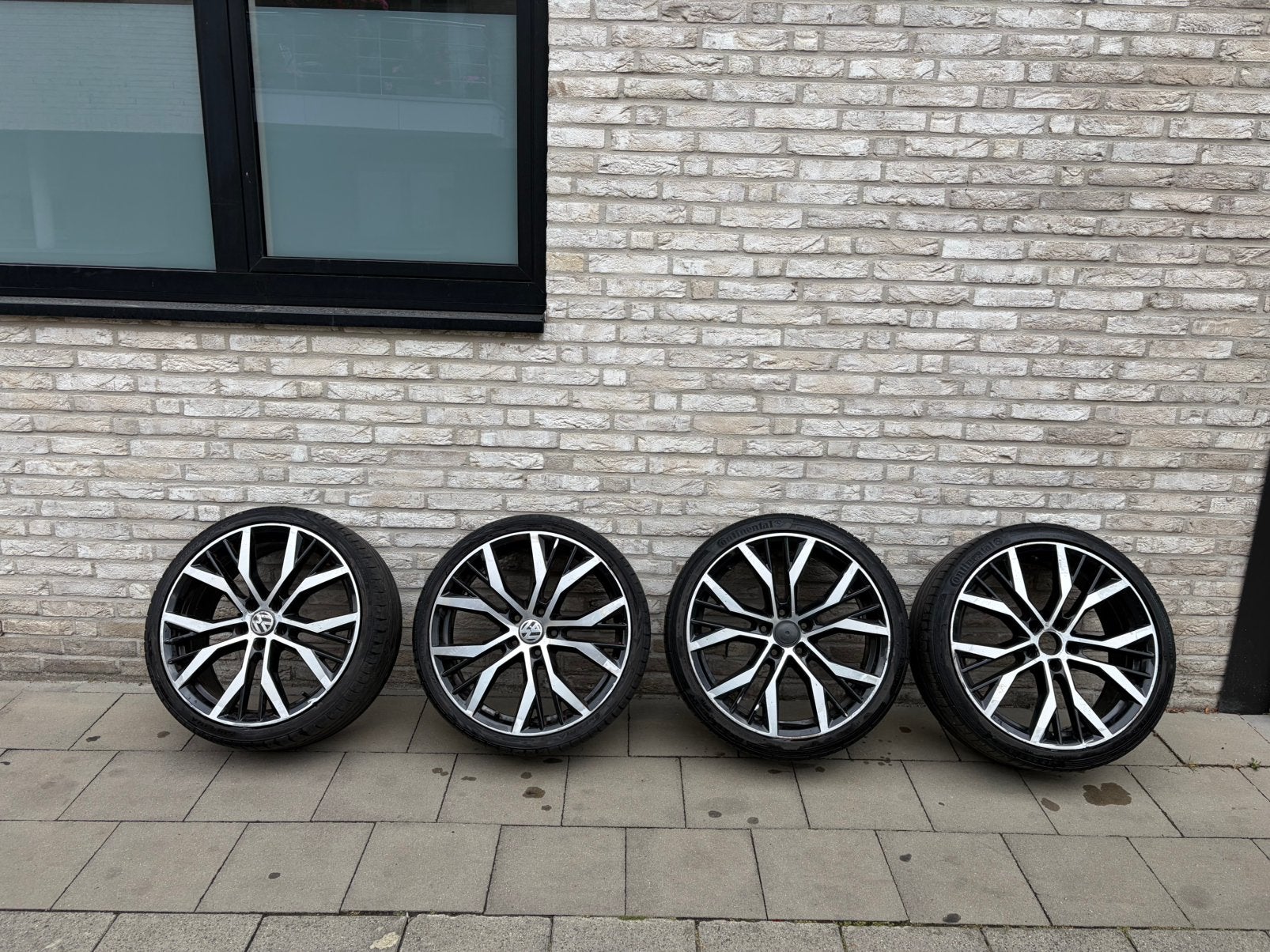 Golf 7 gti 19inch 5x112 velgen met banden, Auto-onderdelen, Banden en Velgen, Ophalen, Band(en)