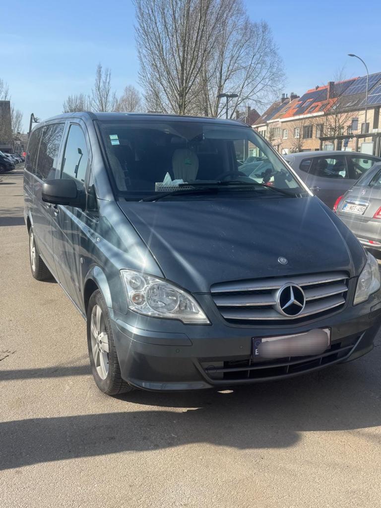 Mercedes Vito V6 2013 Lichtvracht auto 5 plaatsen, Auto's, Bestelwagens en Lichte vracht, Particulier, 360° camera, ABS, Achteruitrijcamera