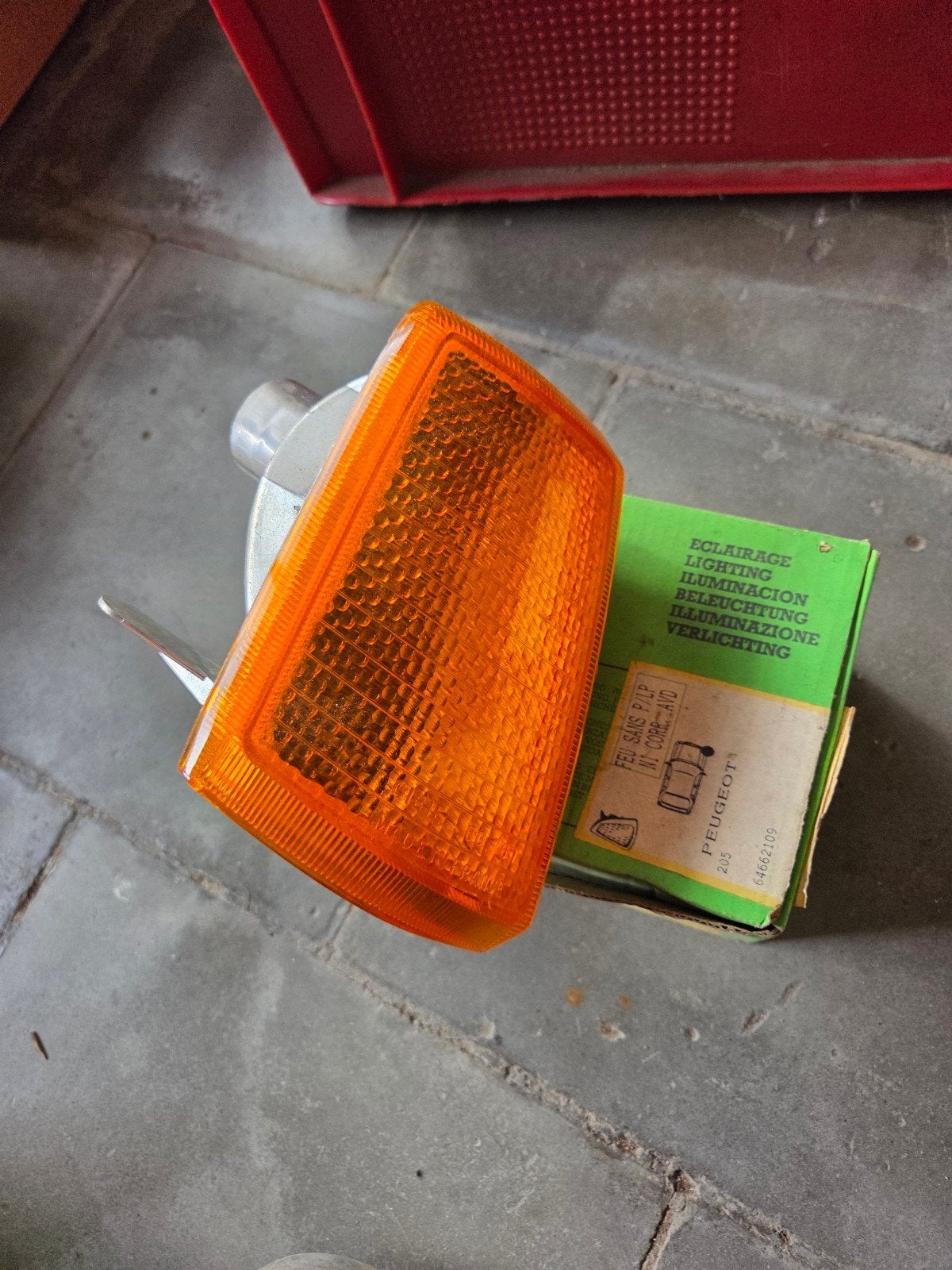 Clignotant Peugeot 205 Cibie à droite neuf NOS d'origine, Enlèvement