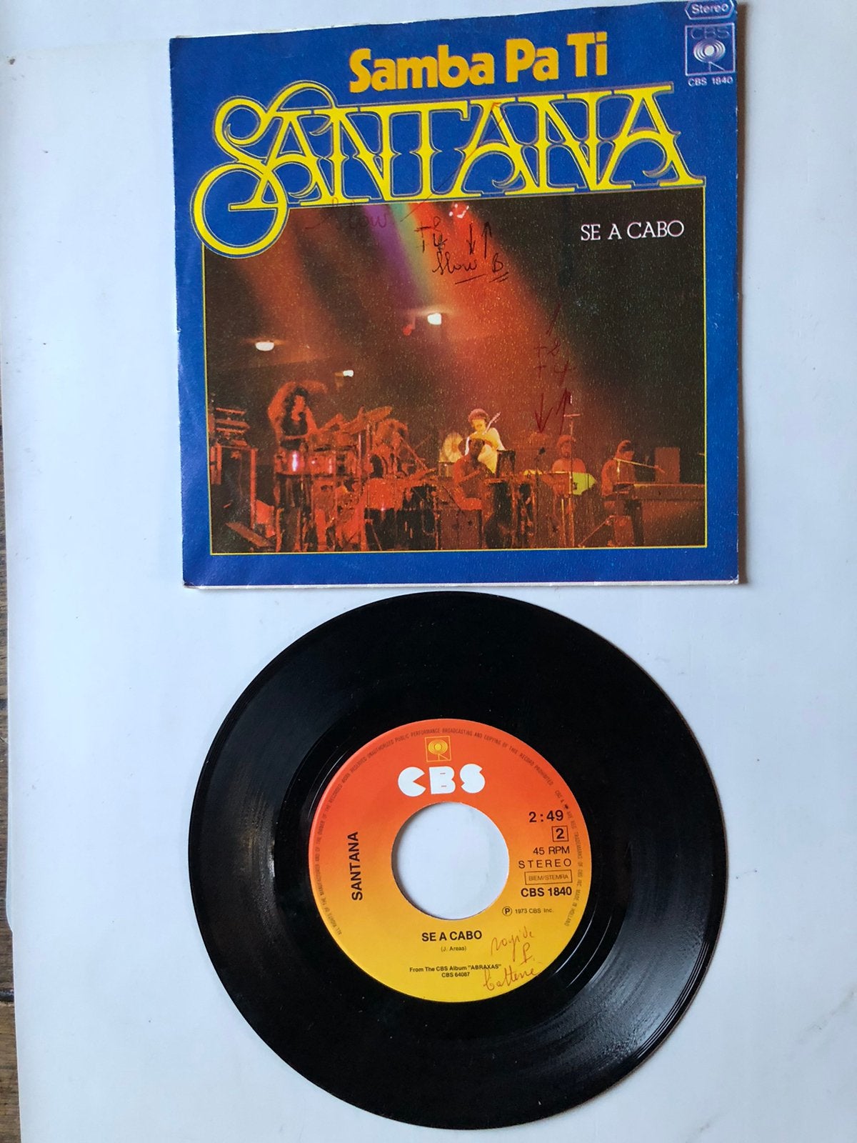 Santana : samba pa ti (1973), Envoi, Comme neuf