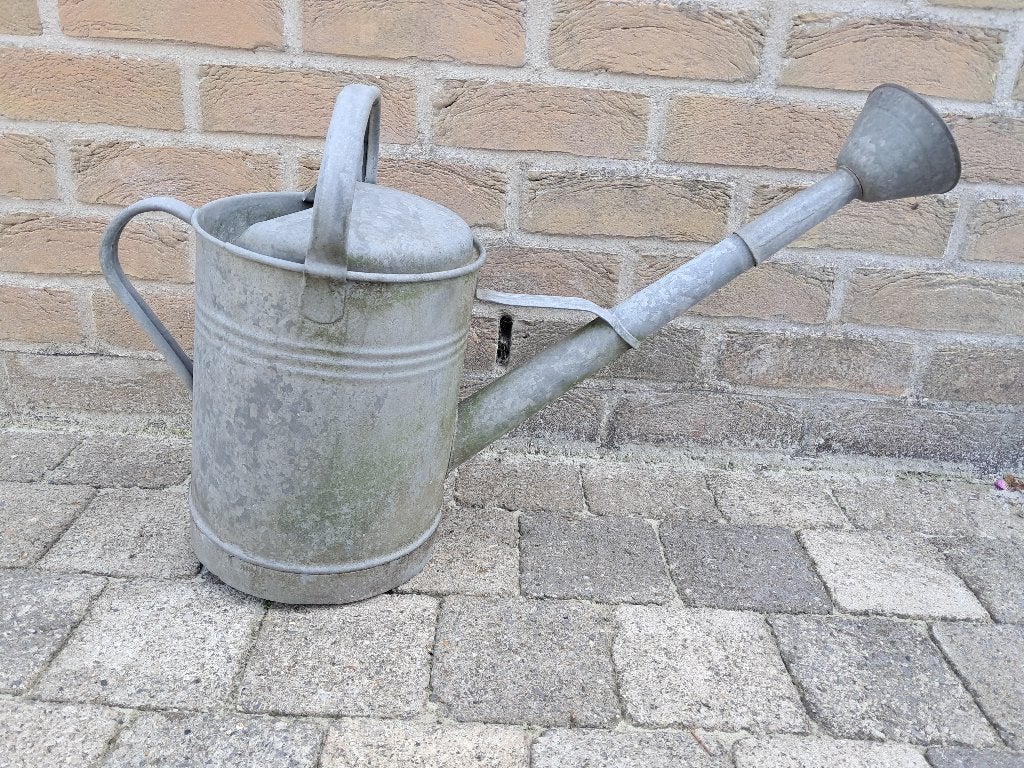 Gegalvaniseerde zinken gieter, Ophalen of Verzenden, Gebruikt, Metaal