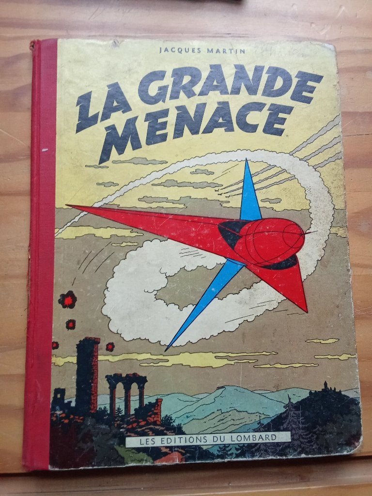 Origineel stripboek „The Great Menace”, Eén stripboek, Ophalen, Gelezen